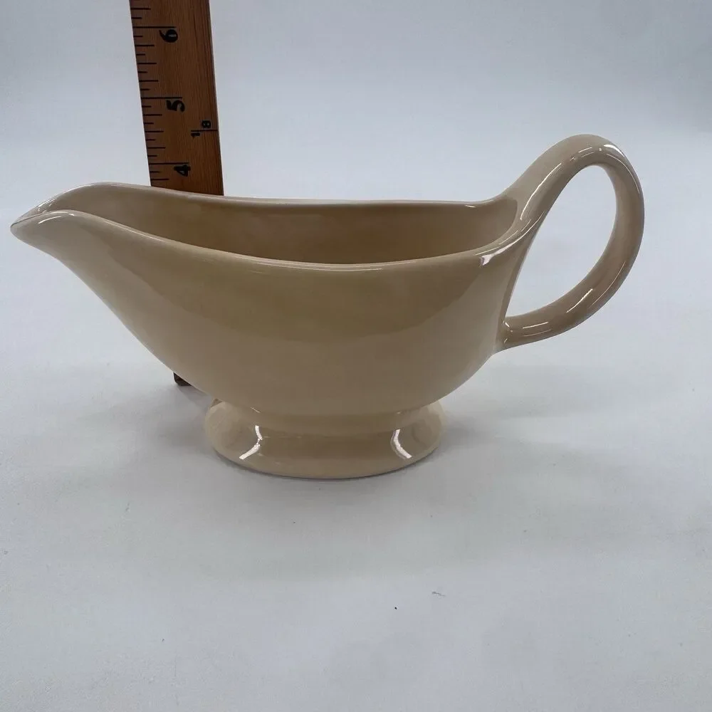 Pottery Barn Gravy Boat Bowl Sausalito Amber Dish Serving Fast Shipping